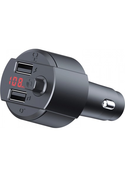 Araba Için Bluetooth Fm Verici, Eller Serbest Arama ve 2 USB Bağlantı Noktası Şarj Desteği ile Kablosuz Bluetooth Fm Müzik Çalar Fm Verici/araç Kiti (Yurt Dışından) fırsatları