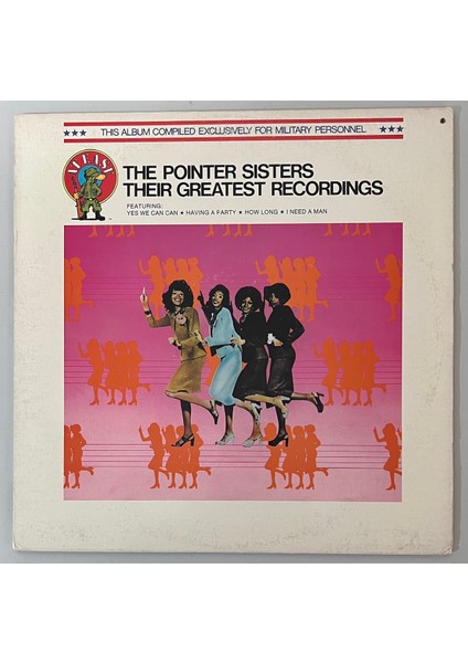 Pointer Sisters Their Greatest Recordings Lp Plak (Orjinal 1978 Dönem Avrupa Baskı)