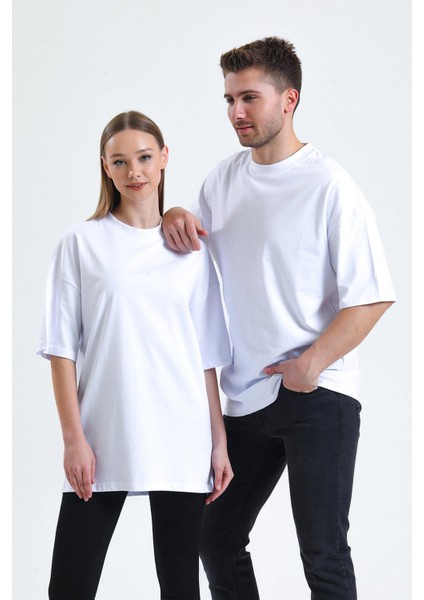 Unisex Pamuklu Oversize Soft Tişört