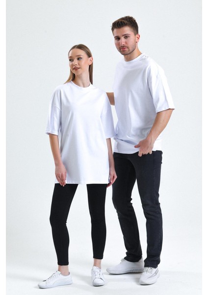 Unisex Pamuklu Oversize Soft Tişört