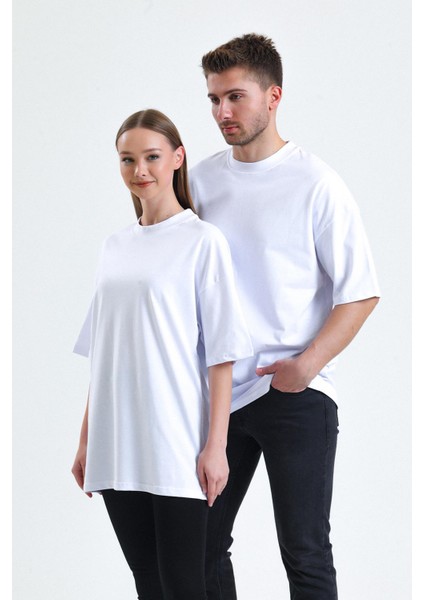 Unisex Pamuklu Oversize Soft Tişört