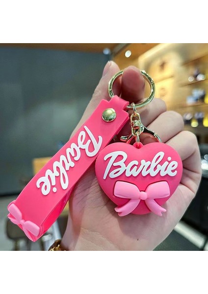 Anahtar Zincirli Kolye Pembe Barbie Serisi Çevre Zinciri Karikatür Anahtar Zinciri Kolye Trend (Yurt Dışından)