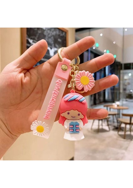 Sanrio Sevimli Anahtarlık Ins Stil Kolye Kt Kedi Üst Düzey Araba Kolye Sevimli Anahtarlık Bebek (Yurt Dışından)
