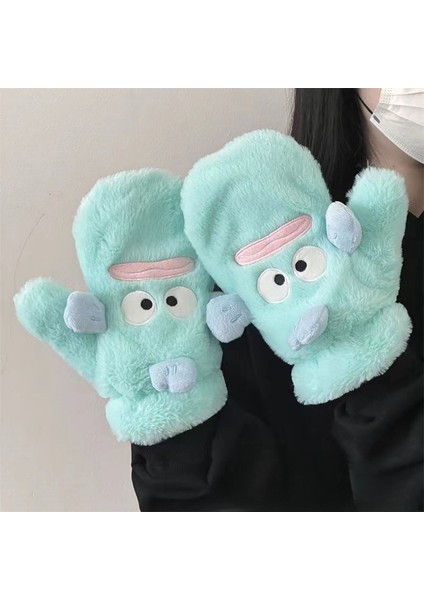 Çirkin Balık Eldivenleri Kadınlar Kış Bisiklet Sıcak ve Sevimli Rüzgar Geçirmez ve Soğuk Döşemeli Her Şey Dahil Eldivenler (Yurt Dışından)