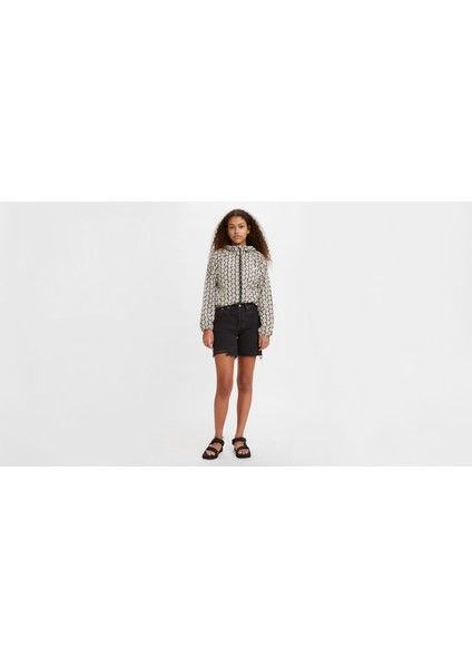 501 Mid Thigh Kadın Şort - Lunar Black