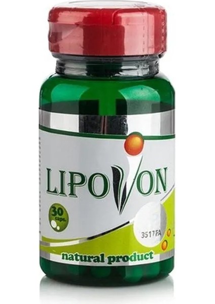 Lipovon Plus Health Natural Fat Burn Extremly 30 Kapsül