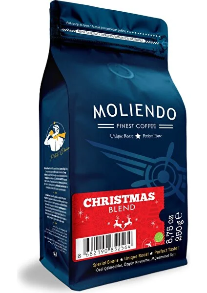 Moliendo Christmas Blend Kahve (Öğütülmüş Filtre Kahve) 250 g