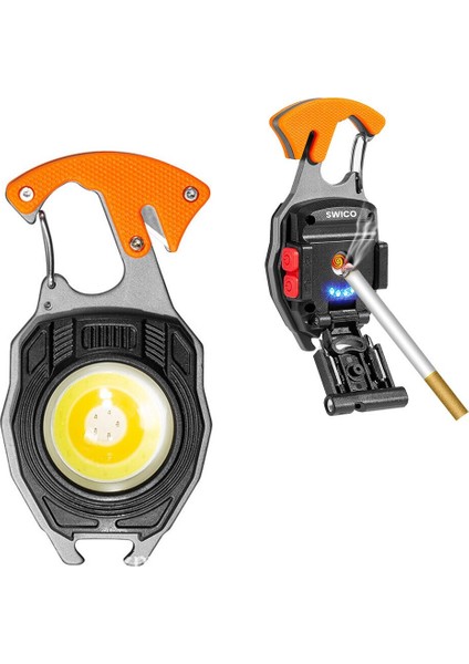 Çok Fonksiyonlu Şarj Edilebilir Cob Anahtarlık El Feneri (Yurt Dışından)