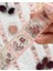 The Falling Rose Pembe Tek Tek Çıkartmalı Washi Bant Sticker Çıkartma bullet Journal 3
