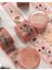 The Falling Rose Pembe Tek Tek Çıkartmalı Washi Bant Sticker Çıkartma bullet Journal 5