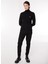 Dik Yaka Normal Düz Siyah Erkek Kazak 23IU1M0A0159002_MAGLIA Lupetto 3