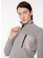 Dik Yaka Normal Düz Gri Melanj Erkek Kazak 23IU1M0A0129502_MAGLIA Lupetto 1