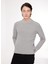 Bisiklet Yaka Standart Düz Gri Melanj Erkek Kazak 23IU1M0A0139502_MAGLIA Gırocollo 3