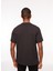 Bisiklet Yaka Siyah Erkek T-Shirt 75GAHE01CJ00EG89 5