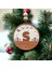 Iskandinav Tarzı Ş Harfi Yılbaşı Ağaç Süsü, Kişiselleştirilmiş Minimalist Noel Baba Desenli Çam Ağacı Süsü 1