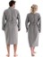 Unisex Kimono Müslin Bornoz Gri 3