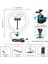 13 Inch Youtuber LED Işıklı Halka Telefon Tutuculu 13 Inch 26 cm Selfie/yayıncı/makyaj Işığı 210 cm Tripod F08 5