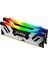 Kıngston 32GB (2x 16GB) Ddr5 6400MHZ CL32 Dual Kıt Rgb Pc Ram Fury Renegade KF564C32RSAK2-32 1