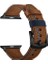 42/44MM38/40MM Kayış, Apple Watch Için Uygun 1/2/3/4/5/6/7 Çılgın At Ilk Kat Cowhide 7 Hat (Yurt Dışından) 5