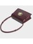 Under Embuette Retro Messenger Küçük Kare Çanta, Timsah Desen Niş Işık Lüks Omuz Çantası (Yurt Dışından) 5