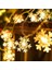 Yaratıcı Snowflake LED Ip Işıkları, Noel Ağacı Işıkları Yanıp Sönen Dize Işıkları, Pil Kutusu Tatil Dekorasyon Işıkları (Yurt Dışından) 4