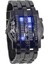 Deffrun Moda Ikili LED Dijital Izle Tam Çelik Erkekler Bilek Izle (Yurt Dışından) 1