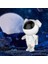 Starry Sky Projector LED Astronaut Night Light Starry Sky Projector With Remote Control Timer Bedroom Home Theater Night Light Atmosphere (Yurt Dışından) 3