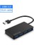 USB 3.0 Hub 4 Port Güç Kaynağı Otg Dc Güç Arabirimi MacBook Dizüstü Tablet Pc Bilgisayar Adaptörü Için Çoklu USB C 3.1 Hub | USB Hub'ları (Siyah) (Yurt Dışından) 2