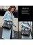 Kadınlar Bir Omuz Crossbody Çantası, Örgülü Deri Büyük Kapasite Üç Katman (Yurt Dışından) 5