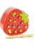 Bebek Ahşap Oyuncaklar 3D Bulmaca Erken Çocukluk Eğitici Oyuncaklar Solucan Oyunu Renk Bilişsel Manyetik Çilek / Apple | Gags & Amp;pratik Şakalar (Yurt Dışından) 1