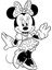 Karikatür Minnie Yatak Odası Duvar Çıkartmaları Çocuk Odası Duvar Çıkartmaları Dekoratif Çıkartmalar (Yurt Dışından) 3