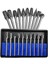 PRO10PC 1/8 "shank Tungsten Karbür Freze Kesici Rotary Brocas Com Escareador Hss Çelik Koni Matkap Seti Elmas Matkap (Yurt Dışından) 2