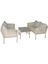 Berlin 2+2 Rattan Bahçe Balkon Oturma Takımı Kum Rengi 1