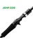 Döküm Iplik Olta 1.8 M Güç Karbon Rod Kutup 2 Bölüm Fiber Baitcasting Olta | Olta (Mavi) (Yurt Dışından) 3