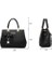 Bayanlar Bir Omuz Crossbody Çanta, Pu Deri Düz Renkli Çanta (Yurt Dışından) 3