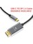 USB C Dp1.4 Kablo Tipi Displayport 1.4 8 K 30Hz 4 K 144Hz Pvc Alüminyum Alaşımlı Kablo Macpro Ekran Xdr | (Siyah) (Yurt Dışından) 2