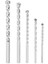 5 Adet 4-10MM Döner Duvar Matkap Uçları Seti Yg8 Galvanizli Matkaplar Yuvarlak Shank Spiral Flüt Sondaj Beton Tuğla Karo Için Flüt (Yurt Dışından) 1