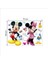 Mickey Minnie Dekoratif Karikatür Sevimli Pvc Duvar Çıkartması Komik 3D Duvar Çıkartmaları Yatak Odası Zemin Duvar Kağıdı Anime Duvar Sanatı (Yurt Dışından) 4