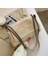 Moda Yumuşak Pu Deri Araba Dikişli Küçük Kare Çanta, Kadın Omuz Crossbody Zinciri Küçük Çanta (Yurt Dışından) 1