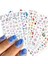 10 Yaprak Kelebek Nail Art Etiketler Çıkartmaları (Renk2) (Yurt Dışından) 3