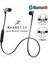 2 Adet Manyetik Bluetooth 4.2 Kulaklık Spor Koşu Kablosuz Boyun Bandı Kulaklık Mikrofonlu Kulaklık Stereo Müzik Android Için Siyah (Yurt Dışından) 3