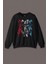 Ac Dc Kırmızı Bordo Gri Mavi Angus ve Malcolm Young Rock'n Roll Baskılı Sweatshirt 1