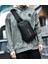 Iş Erkek Sert Kabuklu Motosiklet Erkek Göğüs Crossbody Erkek Göğüs Çanta (Yurt Dışından) 3