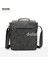 Retro Erkek Dikey Pu Deri Erkek Banliyö Omuz Büyük Kapasiteli Crossbody Erkek Çanta (Yurt Dışından) 5