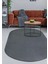 Banyo Paspası Banyo Halısı Oval Post Peluş 80X150 cm 1