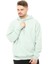 Erkek Oversize Kapüşonlu Sweatshirt Su Yeşili 2