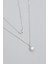Vintage Inci 18 Ayar Beyaz Altın Kaplama 45 cm Gümüş Minimal Kolye 1
