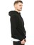 Erkek Oversize Kapüşonlu Sweatshirt Siyah 3