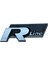 R-Line Demir Krom Arma Logo Sticker 1