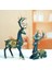 2 Modern Geyik Heykeli Heykelcik Heykel Şanslı Feng Shui Mavi (Yurt Dışından) 3